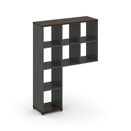 Concept Надставка высокая CN.NV-001 Дуб Мали/Антрацит/Металл Антрацит 1099*350*1486 - Фото предпросмотра