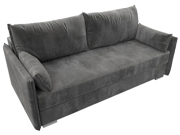 Диван прямой Сайгон Велюр серый - Вид 5