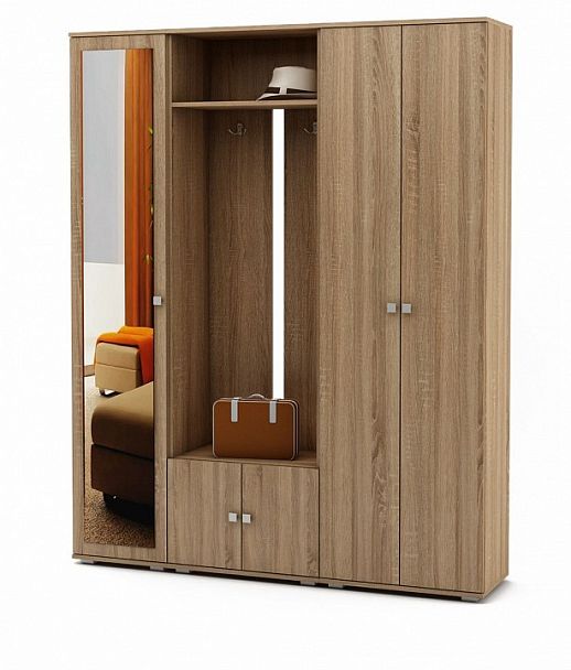 Стенка для прихожей Тунис-3 - Вид 1