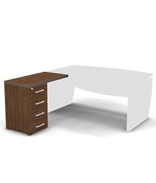 SMART/СМАРТ RSR015-95x50 Тумба приставная 4 ящика для столов 950x500x755 Дуб Катания - Фото предпросмотра