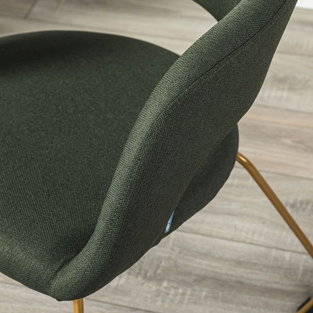 Кресло Hugs тёмно-зеленый/Линк золото - Вид 12