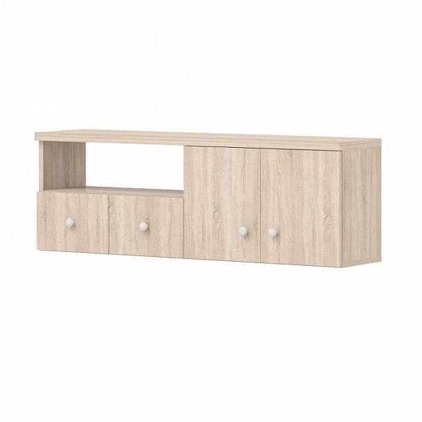 Шкаф настенный для фурнитуры "Армейская мебель"  ПК-АРМ-ШНС37Х109ФРН/35-В1-966 дуб сонома - Вид 1