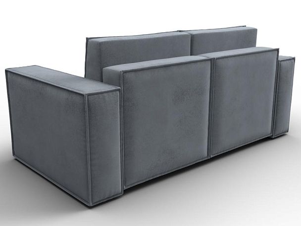 Диван прямой Куба мини Велюр серый - Вид 5