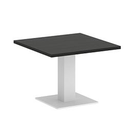 Home Office Стол журнальный квадратный VR.SP-5-60.2G Суар тёмный/Белый металл 600*600*450 - Фото предпросмотра