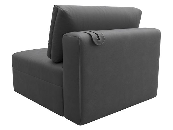 Модуль диван Лига-060 НПБ Искусственная замша серый - Вид 5