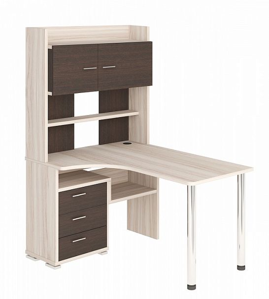 Стол компьютерный Домино СР-133 Венге/Карамель левый - Вид 2