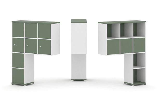 Concept Надставка высокая CN.DNV-010 Кобо/Белый Бриллиант/Металл Белый 1099*350*1486 - Вид 1