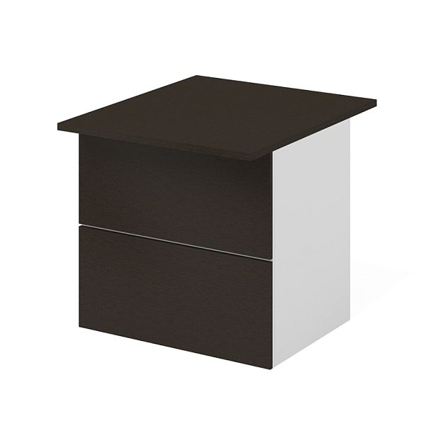 Модуль стойки-ресепшн прямой низкий "Торонто"  ПК-ТРН-СКР80Х93/Н-В1-707 дуб ферраре - Вид 1