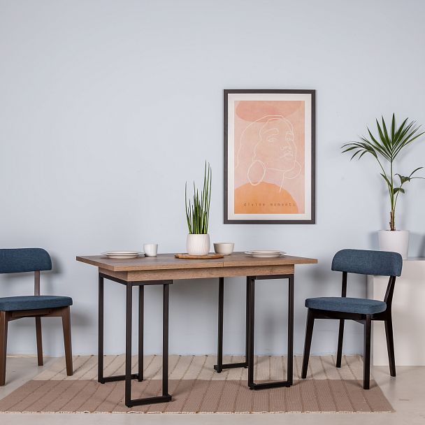 Стол раскладной обеденный Loft 120 Дуб табак - Вид 10