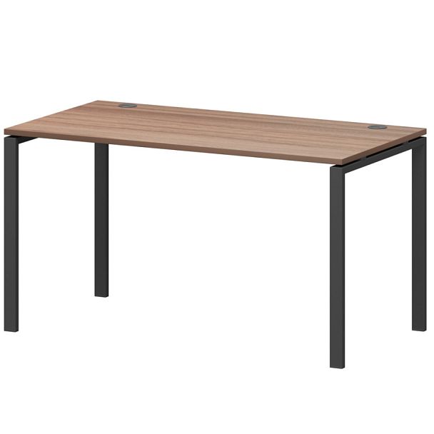 Стол на металлокаркасе АМ-004 Темный шимо/Антрацит 1600x730x760 Арго-М - Вид 1