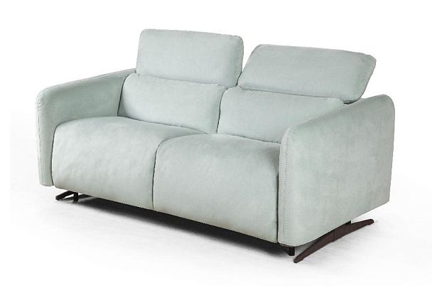 Rimini диван-кровать прямой замша мятный - Вид 24