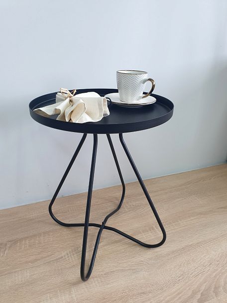 Столик журнальный Sheffilton SHT-CT3 черный муар - Вид 8