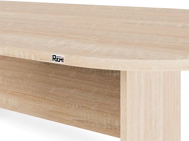 UNITY PКС-10/20 ДУБ СОНОМА Конференц стол овальный Универсальный 2000х1000х750 - Вид 5