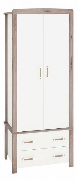 Шкаф платяной Бартоло Ш3Д Белый/Нельсон - Вид 1