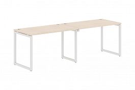Стол "XTen-Q" XQWST 2470 бук тиара/белый - Фото предпросмотра