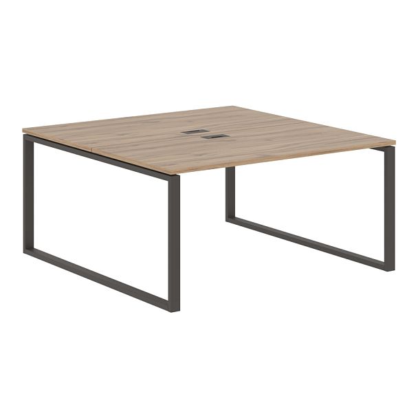 Стол 2-х местный EQWST 1516 Дуб Денвер светлый/Мокко 1560х1606х750 EDIS - Вид 1