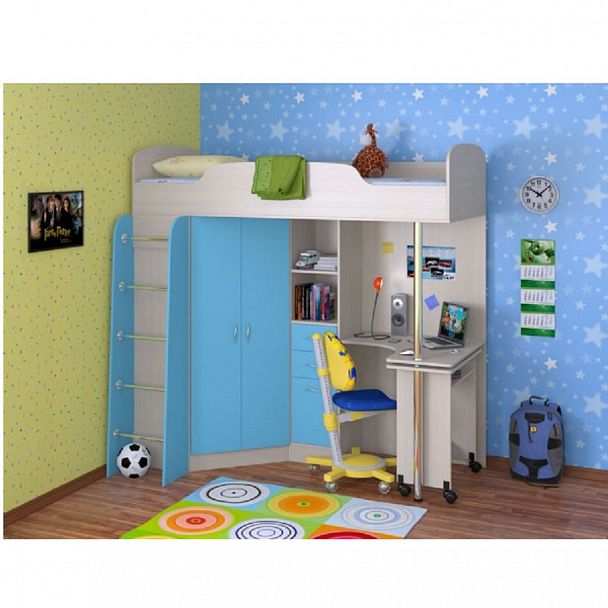 Кровать-чердак "Теремок-1" - Вид 3