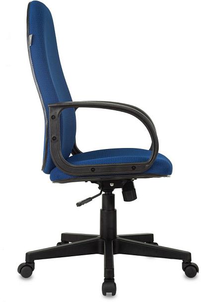 Кресло руководителя Бюрократ Ch-808AXSN синий TW-10 крестов. пластик - Вид 2