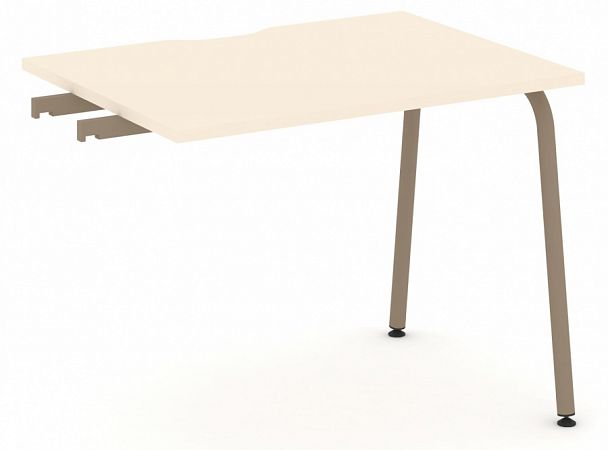 Стол приставка к опорным тумбам "ESTETICA" ES.SPR-1-VK Сатин - Вид 1