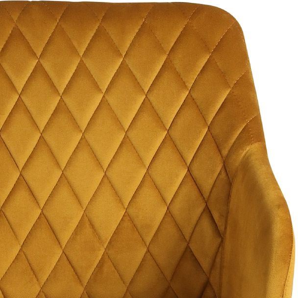 Полубарное поворотное кресло Барли К, Confetti chai tea/черный - Вид 8