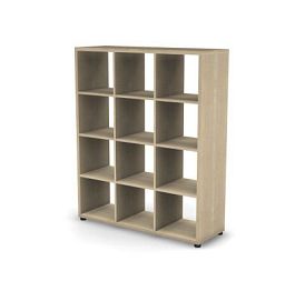 EUROPE/ЕВРОПА RE164-121х40 Стеллаж 4 уровня 1212x408x1490 Акация светлый - Фото предпросмотра