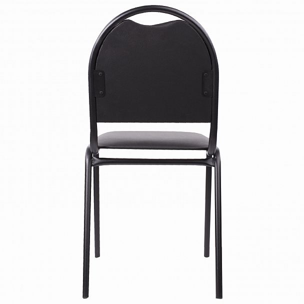 Стул для посетителей РС00Л, черный каркас, кожзам черный - Вид 6