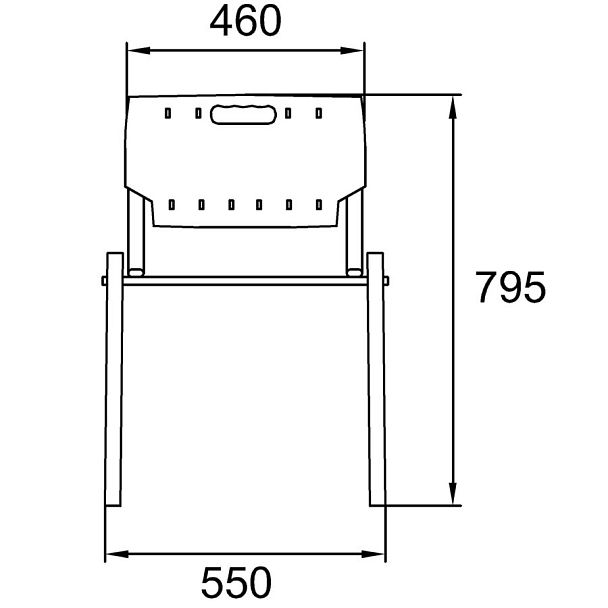 Универсальный стул Sigma Carry ИЗО, красный, гр.7 - Вид 2