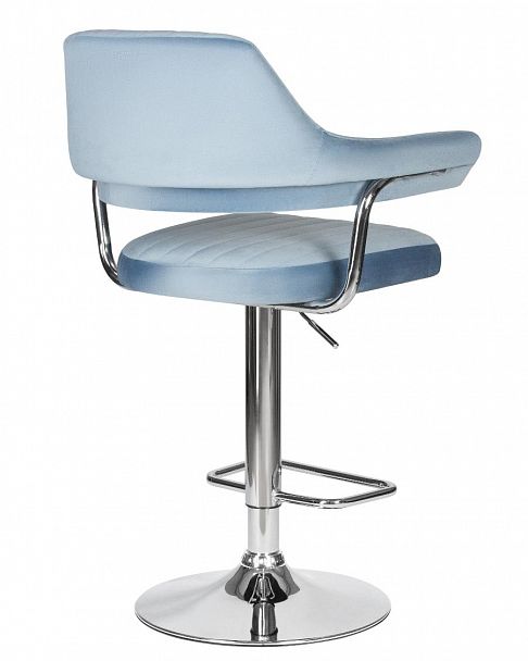 Стул барный DOBRIN CHARLY (пудрово-голубой велюр (MJ9-74)) - Вид 4