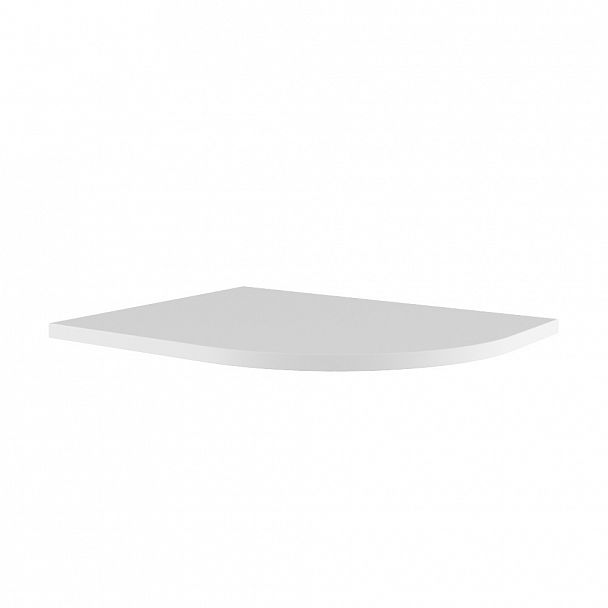 Капля-топ левая Trend Metal 60x47x22 белый - Вид 1