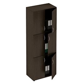 Шкаф для документов 6- дверный Формула ФР 377 венге темный - Фото предпросмотра