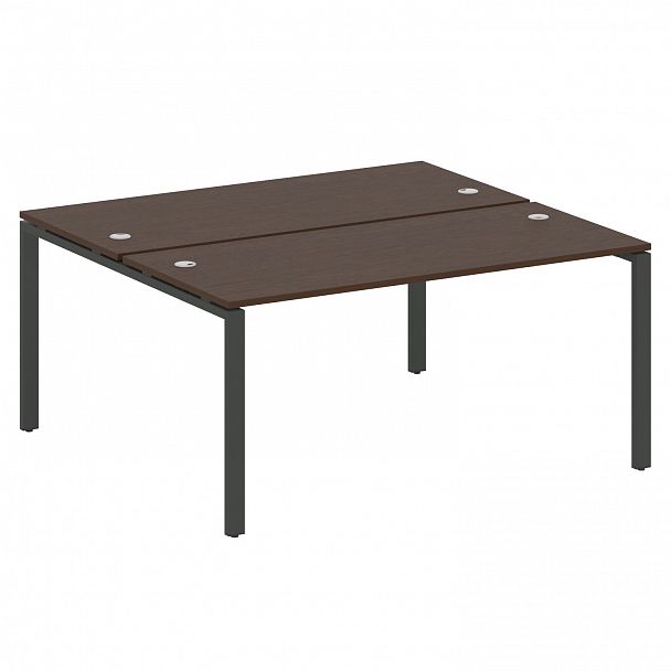 Рабочая станция "Metal System" БП.РАС-СП-2.4 венге/антрацит - Вид 1