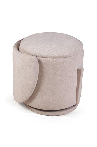 Пуф с кручением Bubble, шенилл puffy бежевый - Вид 6