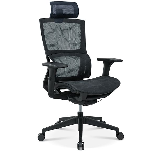 Кресло офисное / Metod  / черный пластик / черная сетка / черная сетка - Вид 1