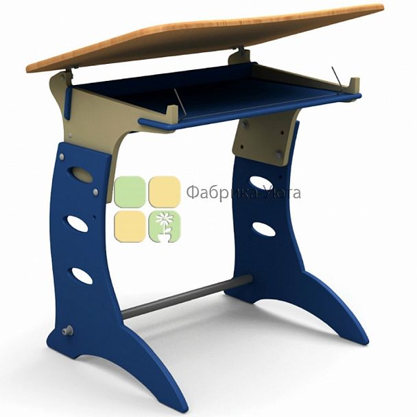 "Перспектива" одноместный комплект  (парта+ стул) регулируемые (3-5 гр.) - Вид 2