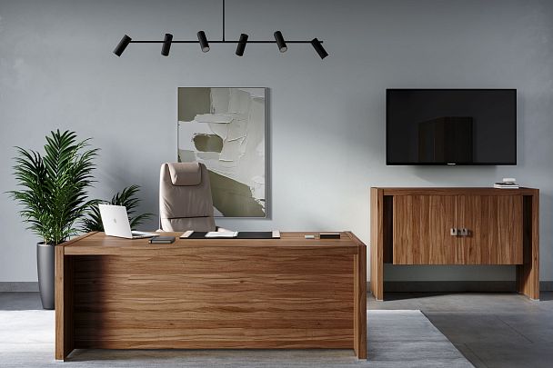 Шкаф для бумаг Solid 78x45x198 вяз - Вид 10