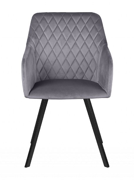 Комплект кресел Барли, темно-серый H-15/черный, 4 шт. - Вид 2