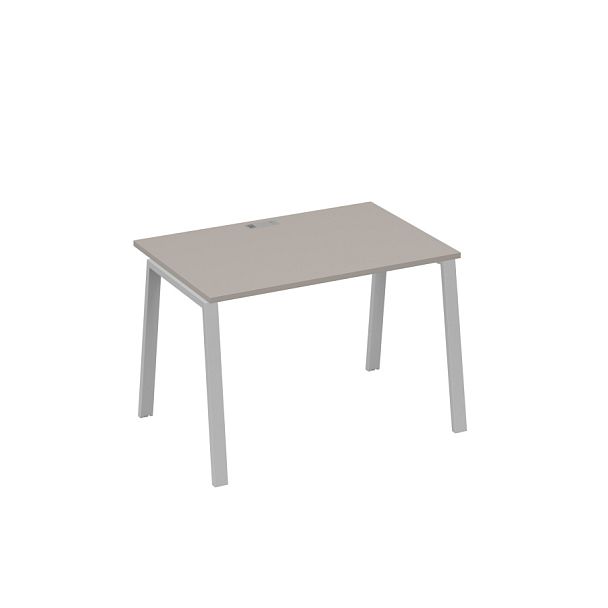 Стол письменный на металлокаркасе TRE A4 А4 Б3 023 БП мокко премиум / металлокаркас серый - Вид 1