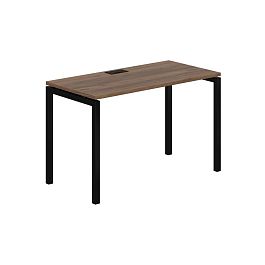 Стол 1200х600х750 / профиль: 40х40 черный столешница: дуб модена Сигма / Sigma - Фото предпросмотра
