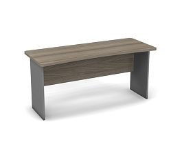 Стол прямой 1600 Берлин Дрифтвуд/Серый СП 160.85 - Фото предпросмотра