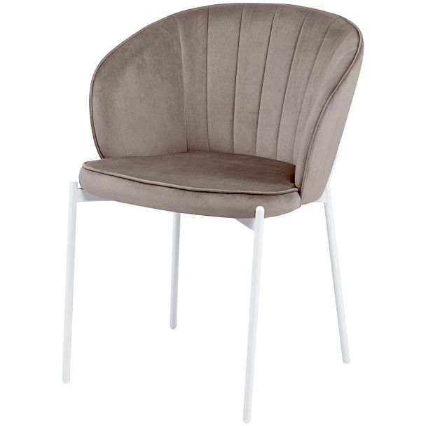 Комплект кухонных стульев Миэль мокко велюр/белый, 4 шт. - Вид 1
