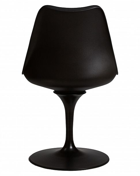 Стул обеденный DOBRIN TULIP (черное основание, цвет черный (B-03)) - Вид 5