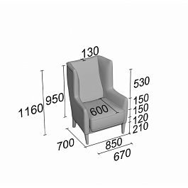 (gvi-k) Кресло Гвинз - Фото предпросмотра