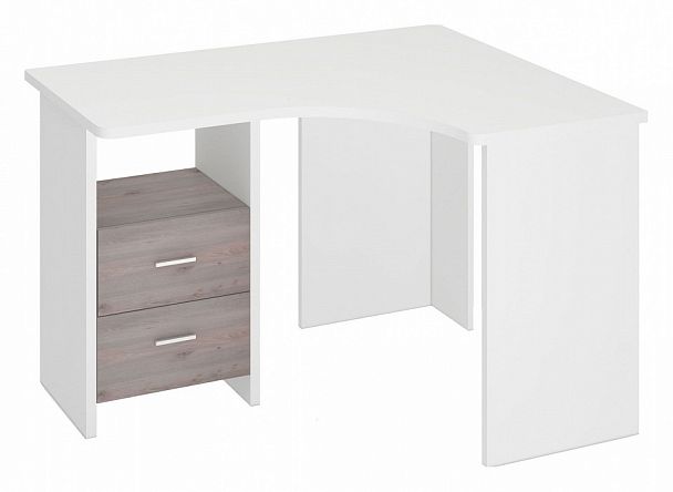 Стол письменный Домино Лайт СКЛ-Угл 120 Белый/Нельсон левый - Вид 2