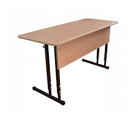 Стол ученический Умник, 2-местный, регулируемый, гр.4-6 - Фото предпросмотра