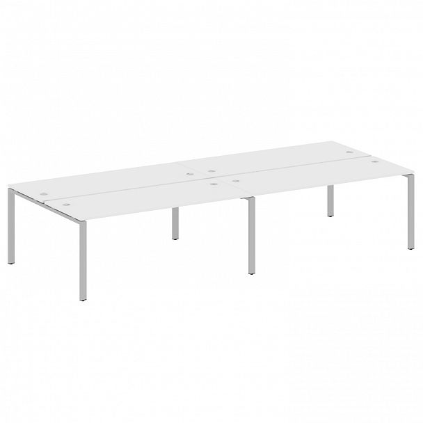 Рабочая станция "Metal System" БП.СМ-4.5 белый/серый - Вид 1