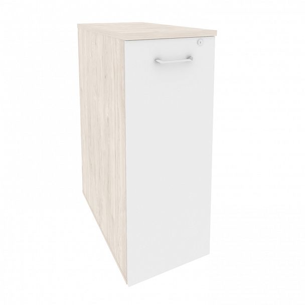 Тумба высокая "Onix" O.VTPO-8 денвер светлый/белый - Вид 1