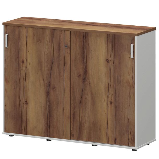 Тумба-купе СМТ-15.11К Тип2 Белый/Таксония 1496x444x1150 Смарт - Вид 1