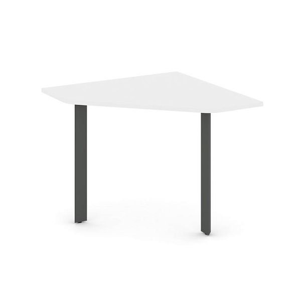 Style Project Next Угловой элемент переговорного стола SN-59.UPRG-001 Белый/Металл Антрацит 980*980*750 - Вид 1