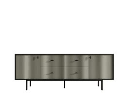 Комод две дверки и четыре ящика Emerson арт EM19/gray/L - Фото предпросмотра