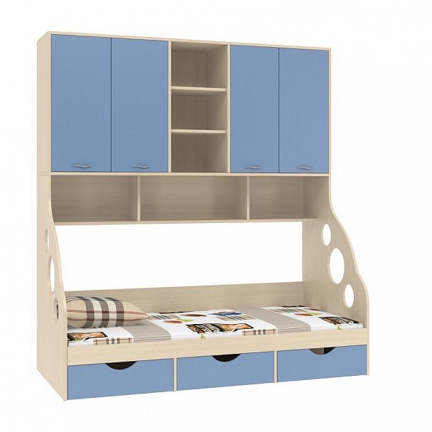 Кровать с антресолью "Дельта-21.11" - Вид 1